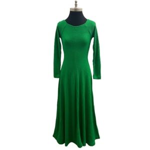 Vtg 60s 70s Loungewear Maxi Sweater Dress 5